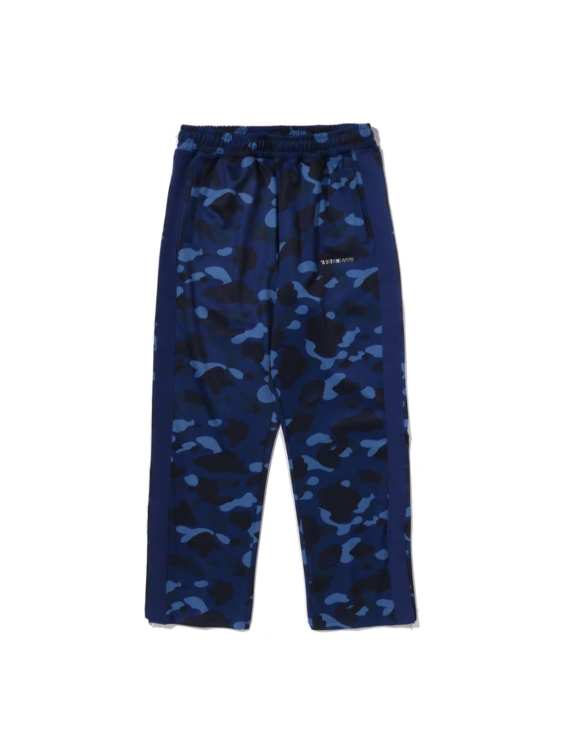 A BATHING APE COLOR CAMO METAL LOGO RELAXED FIT TRACK SWEAT PANTS ア ベイシング エイプ パンツ ジャージ・スウェットパンツ パープル ブラック ネイビー【送料無料】