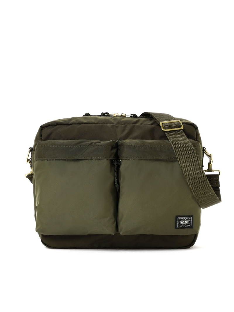 PORTER フォース ショルダーバッグ ポーター バッグ ショルダーバッグ ブラック ネイビー【送料無料】
