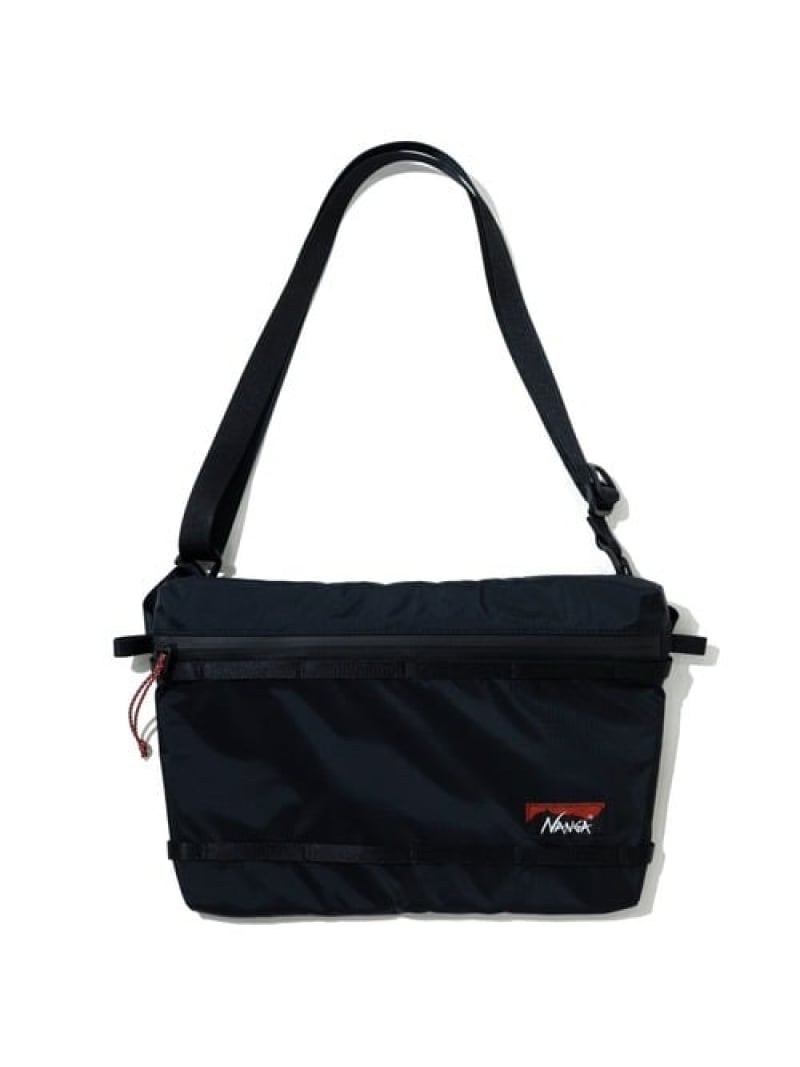 GSC MENS SELECT NANGA/ナンガ AURORA TEX SACOCHE ゴースローキャラバン バッグ ショルダーバッグ ブラック【送料無料】| Fashion Men