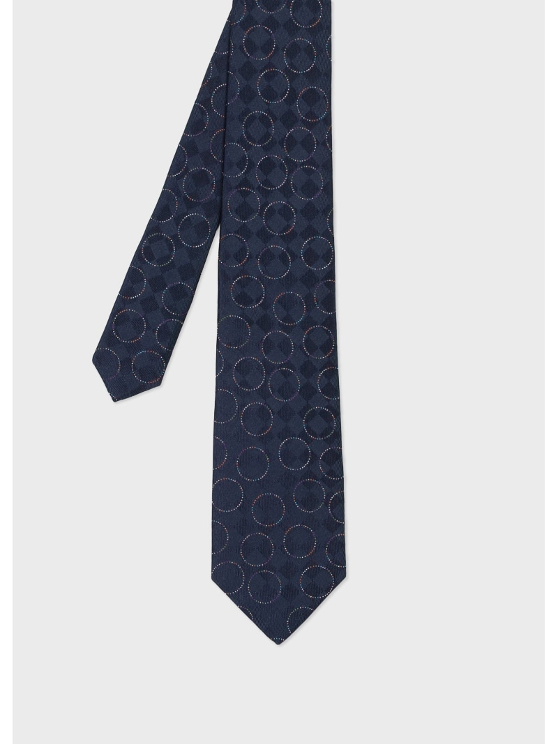 Paul Smith ドットサークル タイ ポール・スミス スーツ・フォーマル ネクタイ・蝶ネクタイ ブルー グリーン【送料無料】