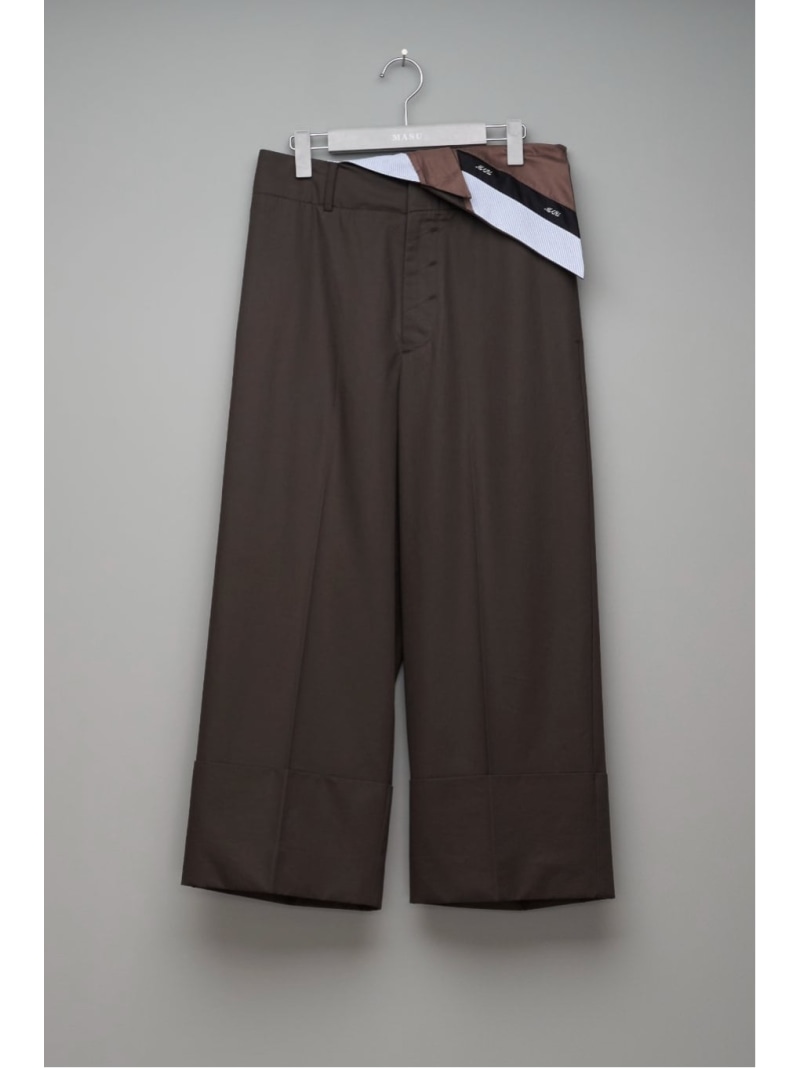MASU 25ss ダブルタックトラウザーズ 44 2025SS】 MASU (マス/エムエーエスユー) 