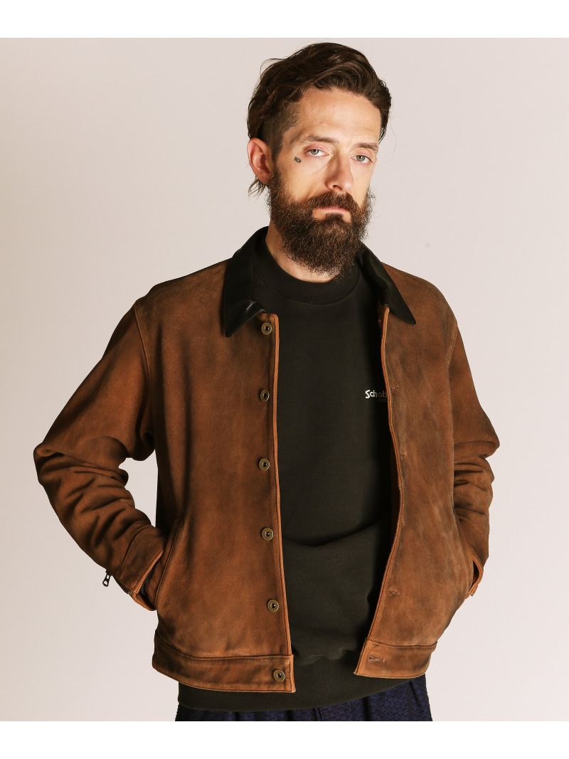 楽天市場】Schott/ショット NEWBIE SUEDE LEATHER JACKET スウェード