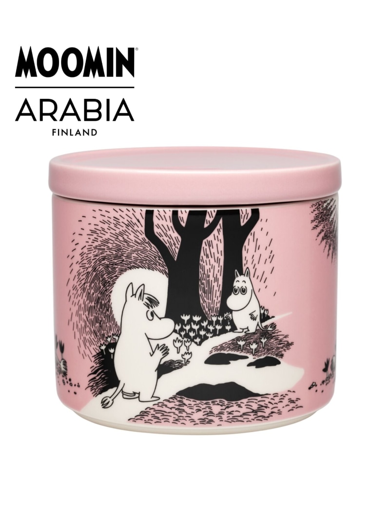 MOOMIN ARABIA [公式] ムーミンアラビア LOVE 30周年 蓋付ジャー 0.7L ムーミンアラビア 食器・調理器具・キッチン用品 その他の食器・調理器具・キッチン用品【送料無料】