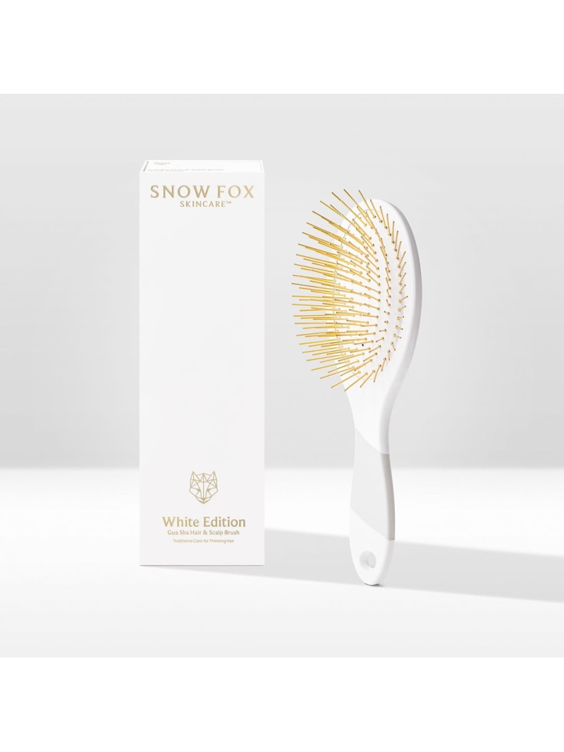 SNOW FOX SKINCARE プレミアム FOX カッサ ホワイト ヘアブラシ スノー フォックス スキンケア ヘアケア ヘアブラシ・コーム【送料無料】