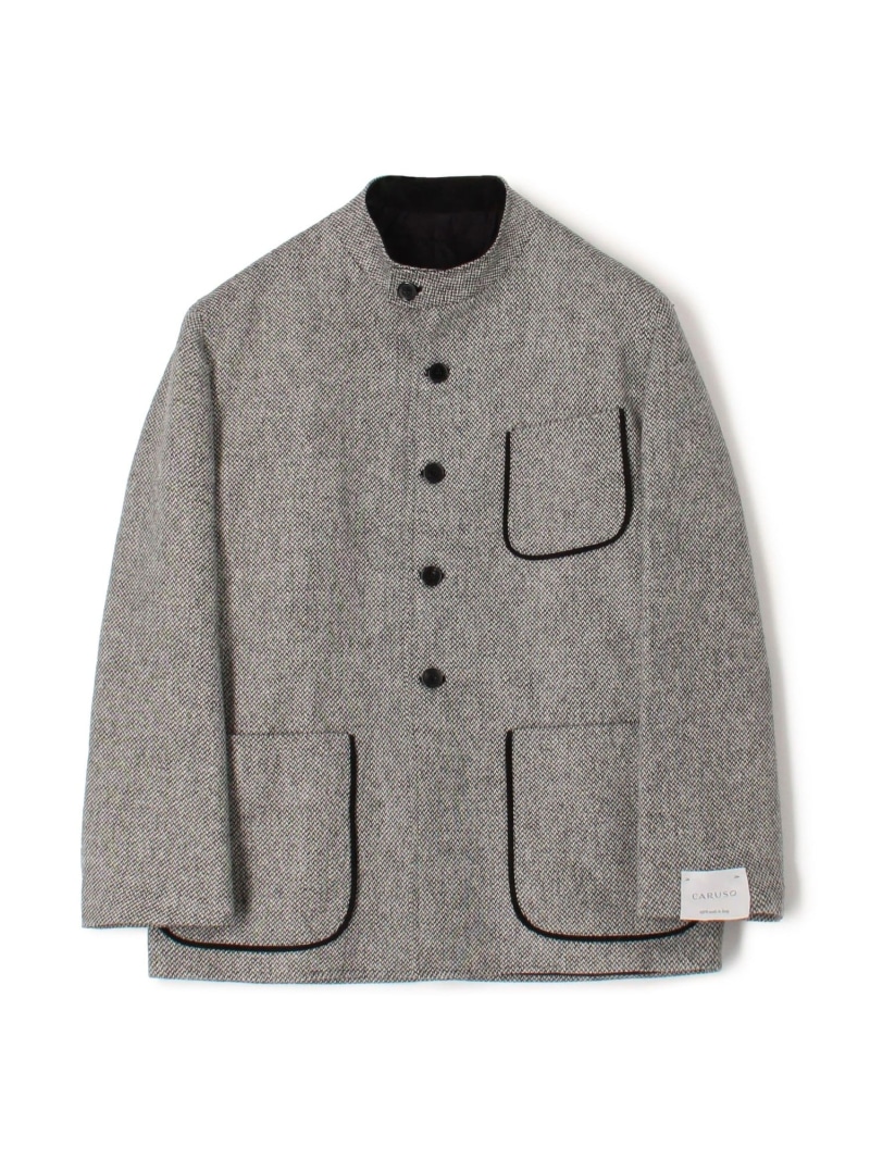 【SALE／44%OFF】TOMORROWLAND BUYING WEAR 【別注】CARUSO ウール フォレスティエールジャケット トゥモローランド ジャケット・アウター ブルゾン・ジャンパー ブラック【RBA_E】【送料無料】