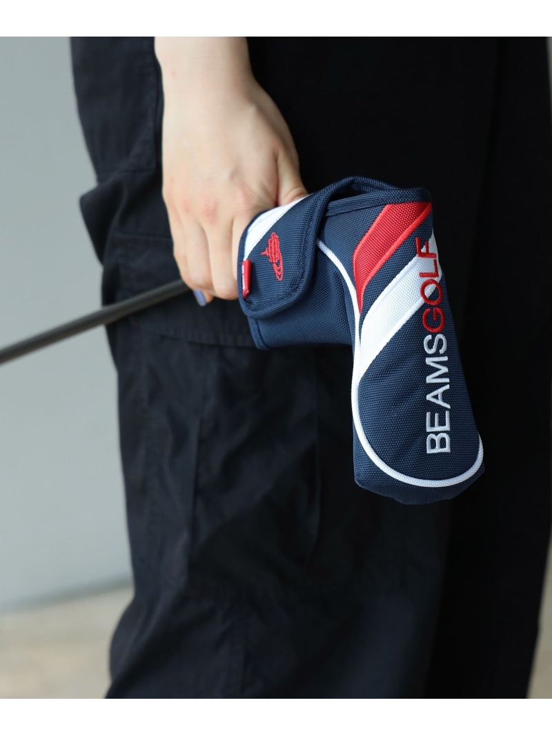 BEAMS GOLF BEAMS GOLF / ダブルライン パターカバー (ピン型) ビームス ゴルフ スポーツ・アウトドア用品 ゴルフグッズ ブラック ベージュ ネイビー【送料無料】