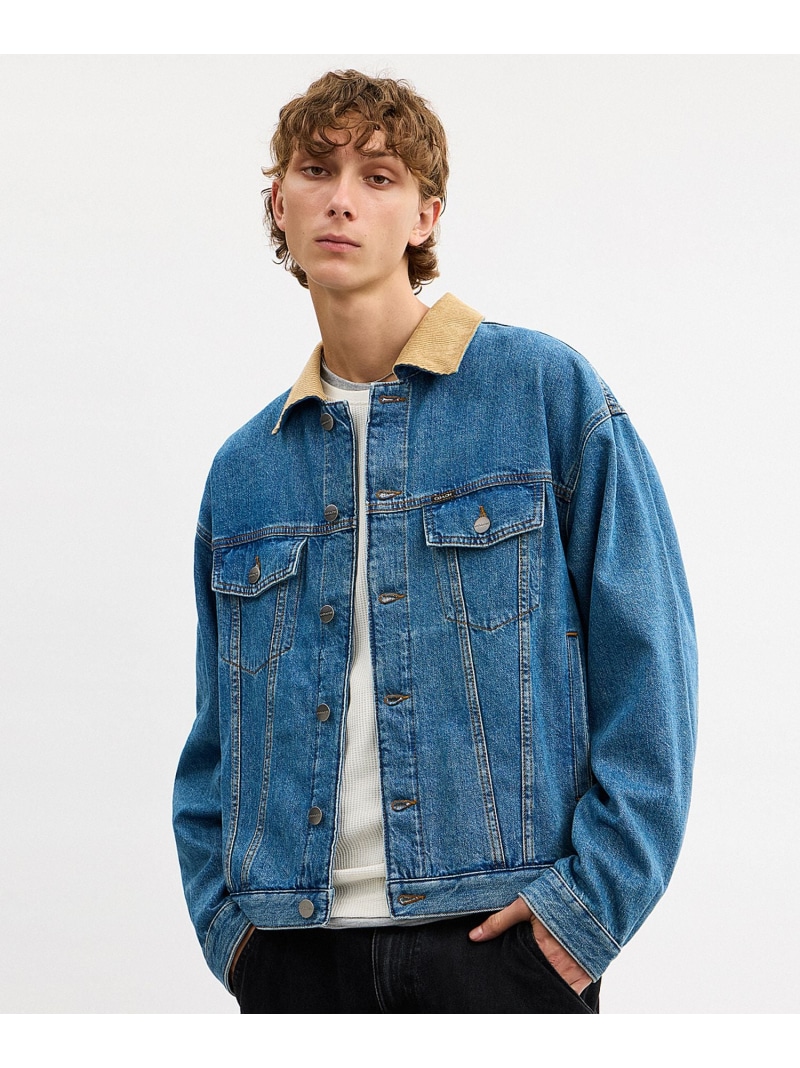 【SALE／20%OFF】COACH OUTLET 【公式】コーデュロイ カラー デニム ジャケット コーチ　アウトレット ジャケット・アウター デニムジャケット ブルー【RBA_E】【送料無料】