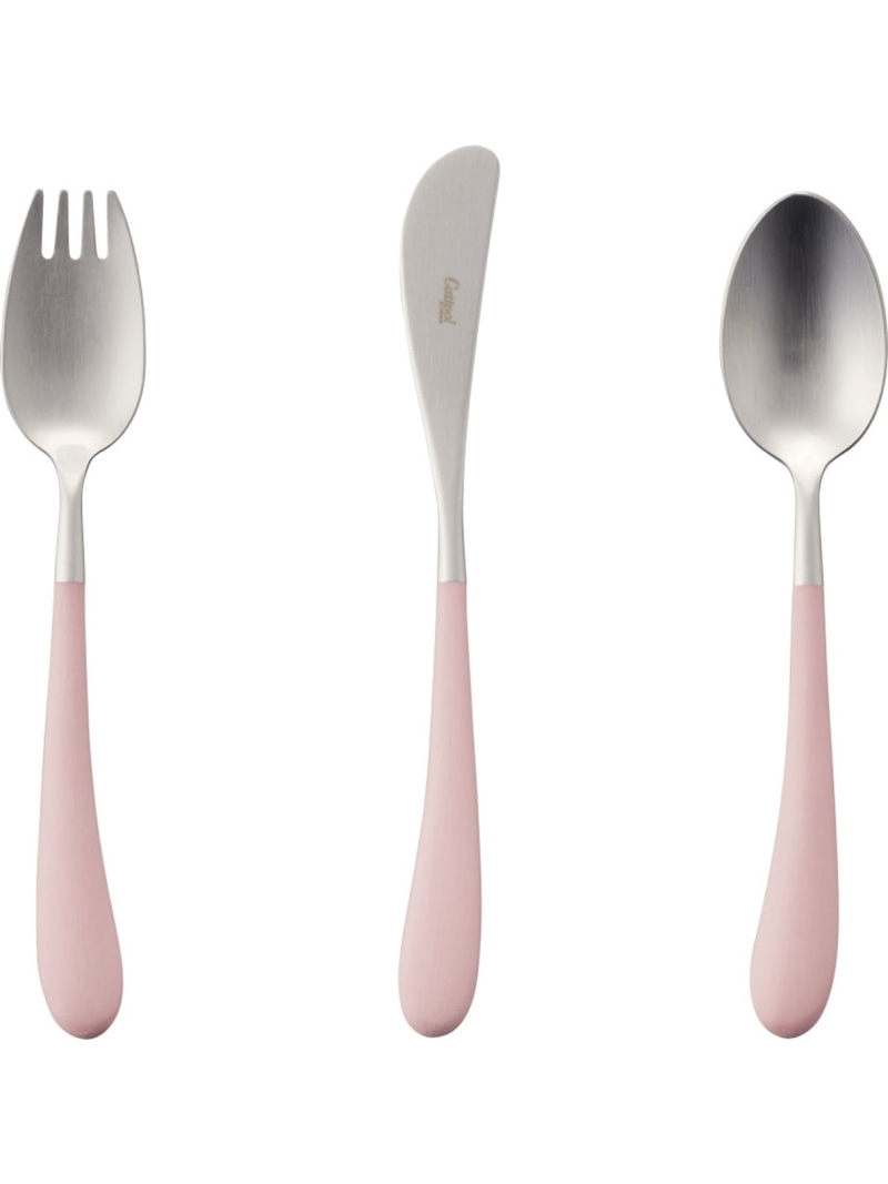 Cutipol 【堅苦しさ】クチポール アリス 3本書き割り クチポール 食器・膳立て手道具・勝手もと装置 カトラリー サクラ色【貨物輸送無料】