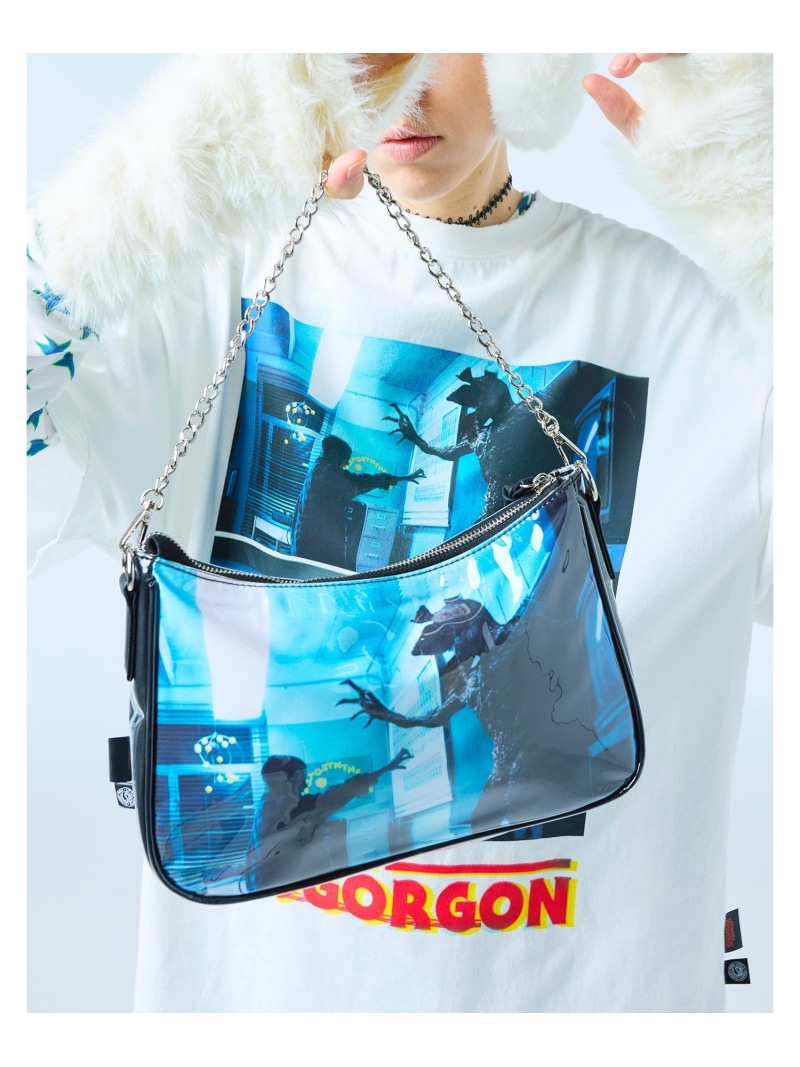 realize select stranger things x little sunny bite photo 2way bag レアリゼ バッグ ショルダーバッグ ホワイト【送料無料】｜ Fashion Men