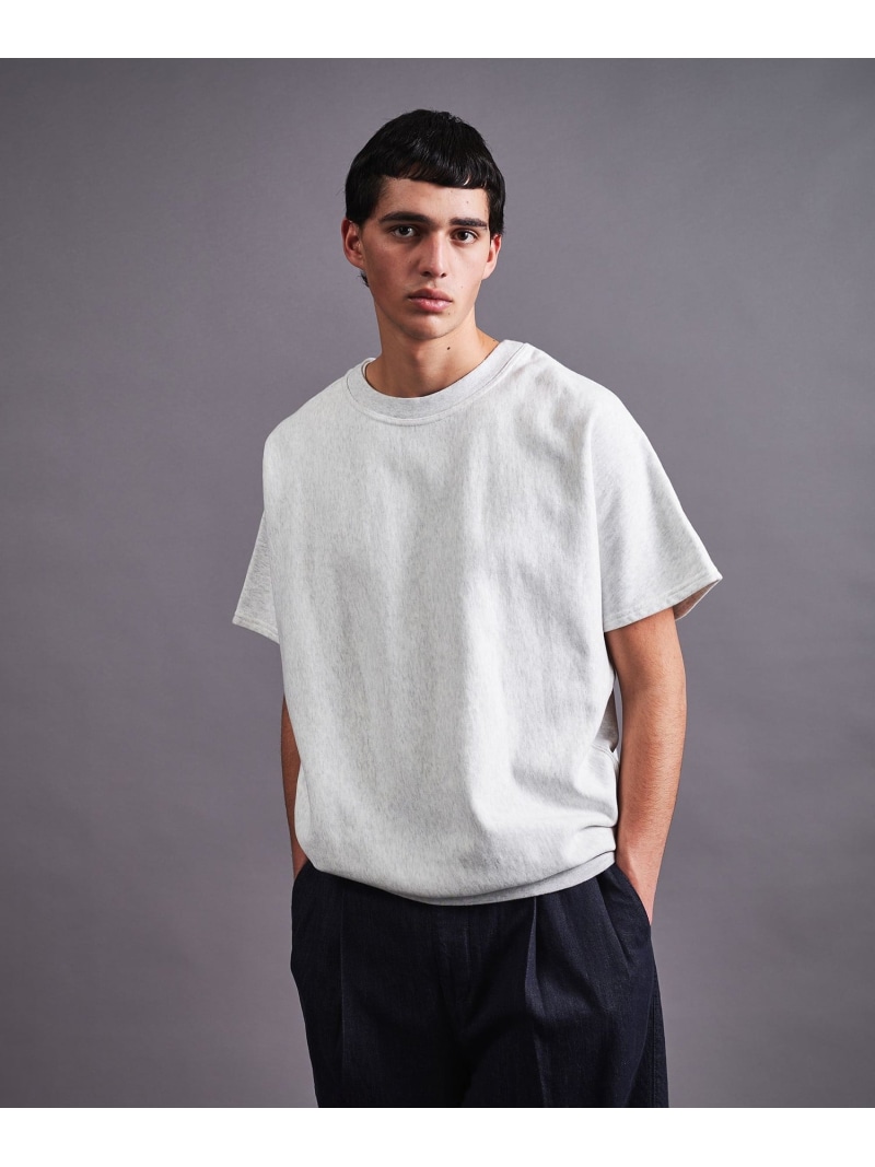 【SALE／50%OFF】monkey time BEAUTY&YOUTH UNITED ARROWS フレンチテリー ドルマン クルーネック ユナイテッドアローズ アウトレット トップス ニット ブラック グレー【RBA_E】【送料無料】