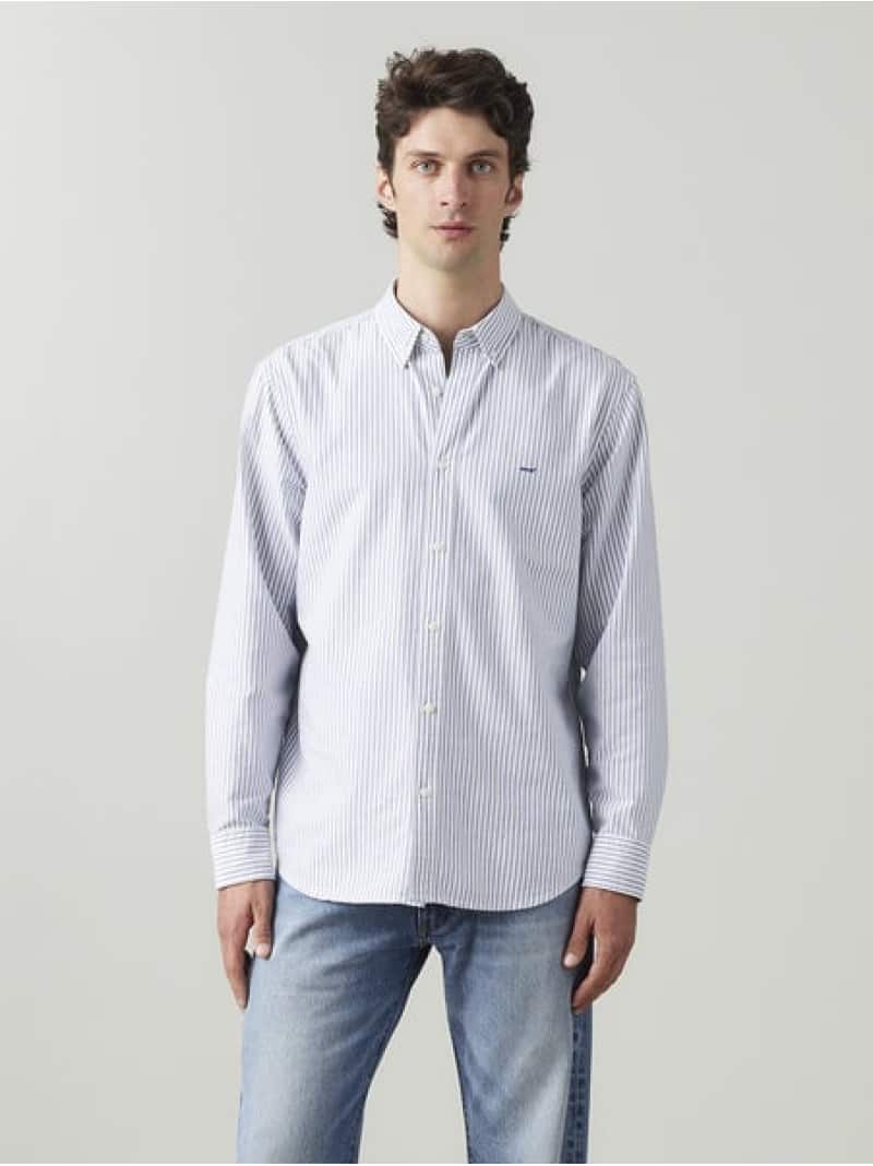 Levi's AUTHENTIC ボタンダウンシャツ リーバイス トップス シャツ・ブラウス ブルー【送料無料】｜ Fashion Men