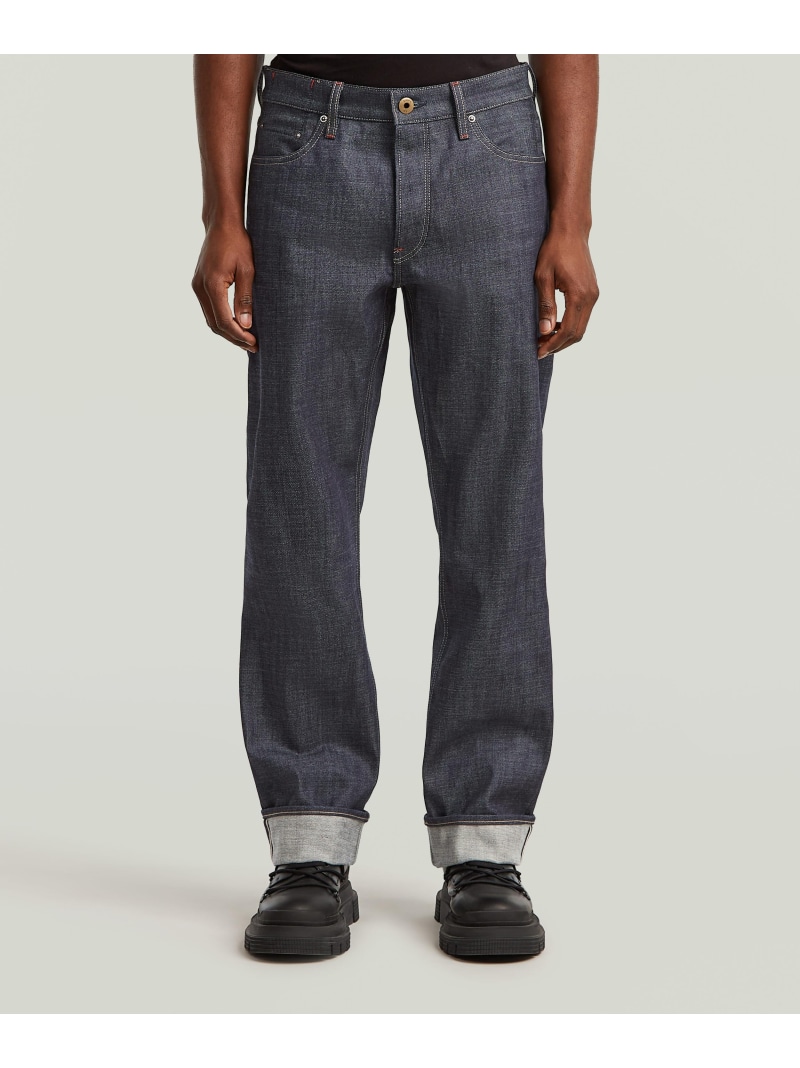 【SALE／40%OFF】G-Star RAW 【公式ショップ】DAKOTA REGULAR STRAIGHT JEANS/クラシックデザインセルビッジレギュラーストレートジーンズ ジースターロゥ パンツ ジーンズ・デニムパンツ ネイビー【RBA_E】【送料無料】