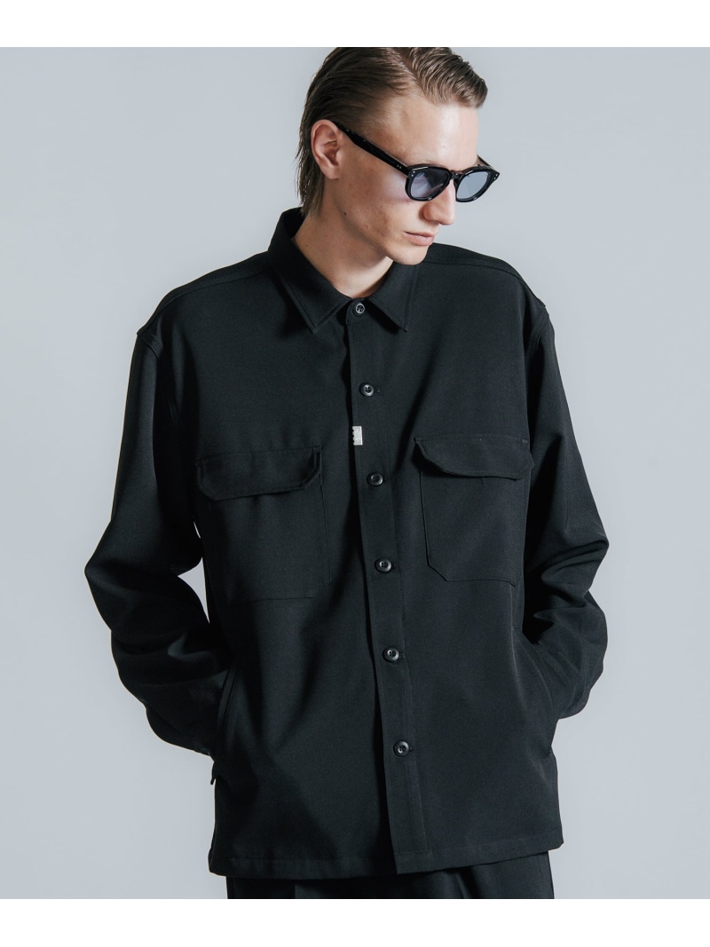 【SALE／30%OFF】THE CRIMIE JAX CPO SHIRT ALL SEASON EASY CARE ガーデン トップス シャツ・ブラウス ブラック ネイビー【RBA_E】【送料無料】