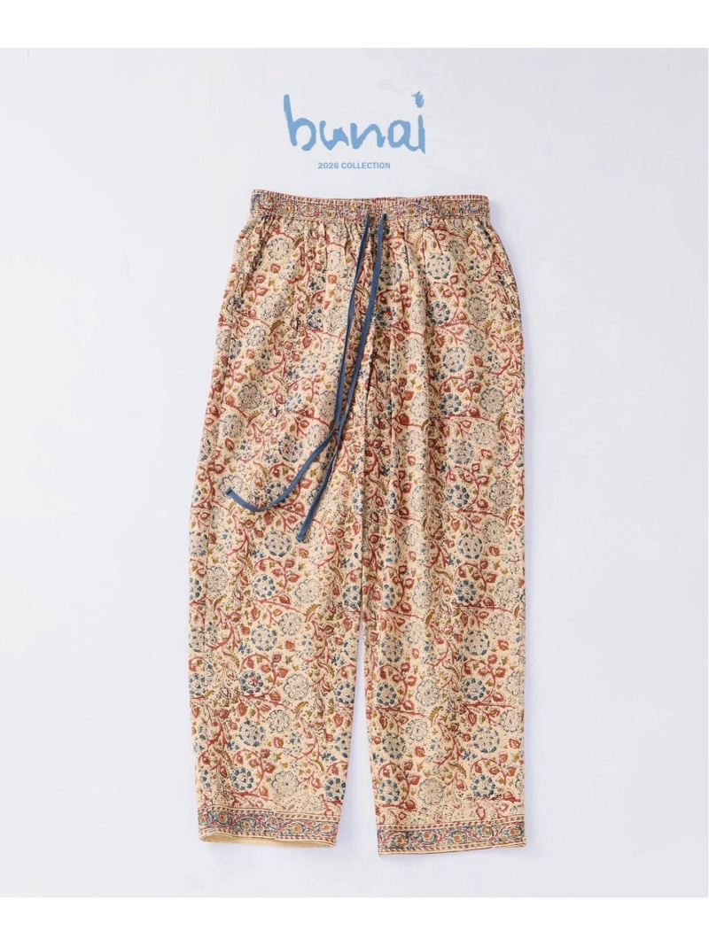 JOURNAL STANDARD relume bunai / ブナイ 別注 カラマカリ プリント イージーパンツ ジャーナル スタンダード レリューム パンツ その他のパンツ ネイビー ブラック ブラウン ベージュ カーキグリーン【送料無料】｜ Fashion Men