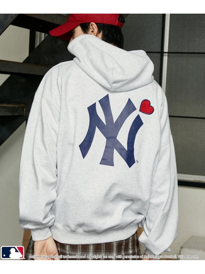 PUBLUX 別注 MLB SWEAT HOODIE/裏起毛スウェットパーカー/フーディー 25AW フリークスストア トップス パーカー・フーディー ブラウン ブラック【送料無料】