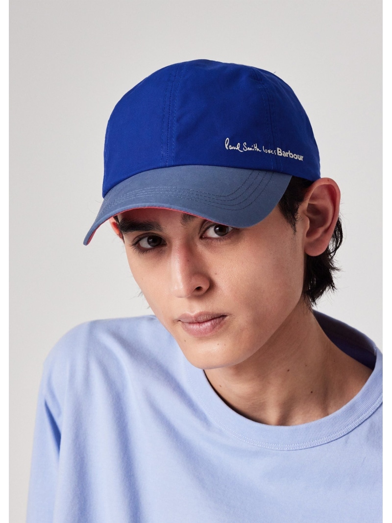 Paul Smith Paul Smith Loves Barbour ロゴキャップ ポール・スミス 帽子 その他の帽子 ブルー【送料無料】