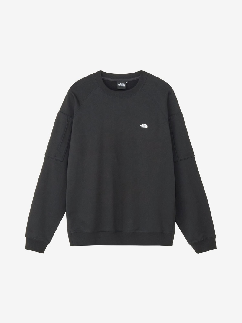 THE NORTH FACE 【公式】CRスウェットクルー(ユニセックス) ザ・ノース・フェイス トップス スウェット・トレーナー ブラック【送料無料】｜ Fashion Men