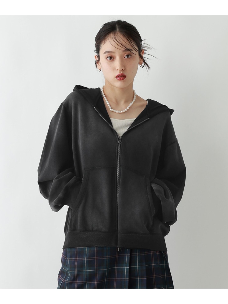 【SALE／20%OFF】RAGEBLUE ヴィンテージライク/ダブルジップパーカー レイジブルー トップス スウェット・トレーナー グレー イエロー ブラウン ネイビー【RBA_E】【送料無料】