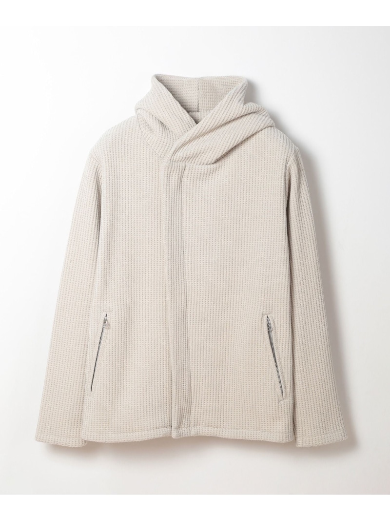 【SALE/30%OFF】MEN'S BIGI ボリュームネック起毛ワッフルパーカー メンズ ビギ トップス スウェット・トレーナー ブラック ホワイト【RBA_E】【送料無料】| Fashion Men