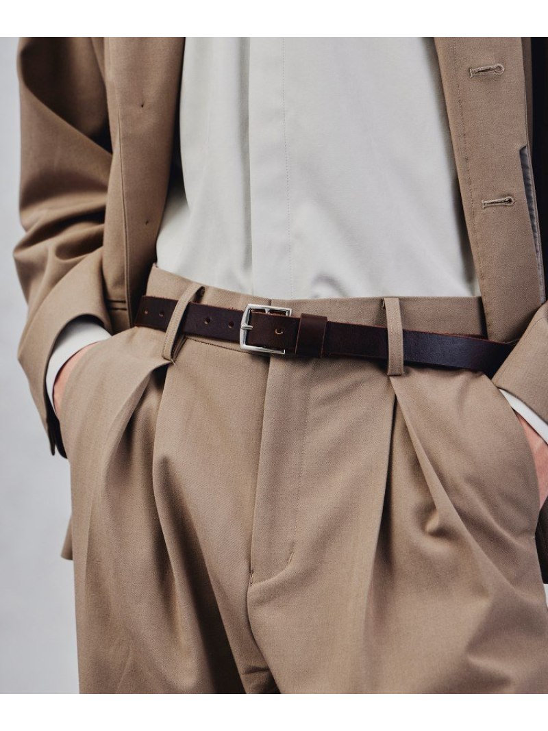 Tk Takeo Kikuchi アンティークレザーナローベルト ティーケータケオキクチ