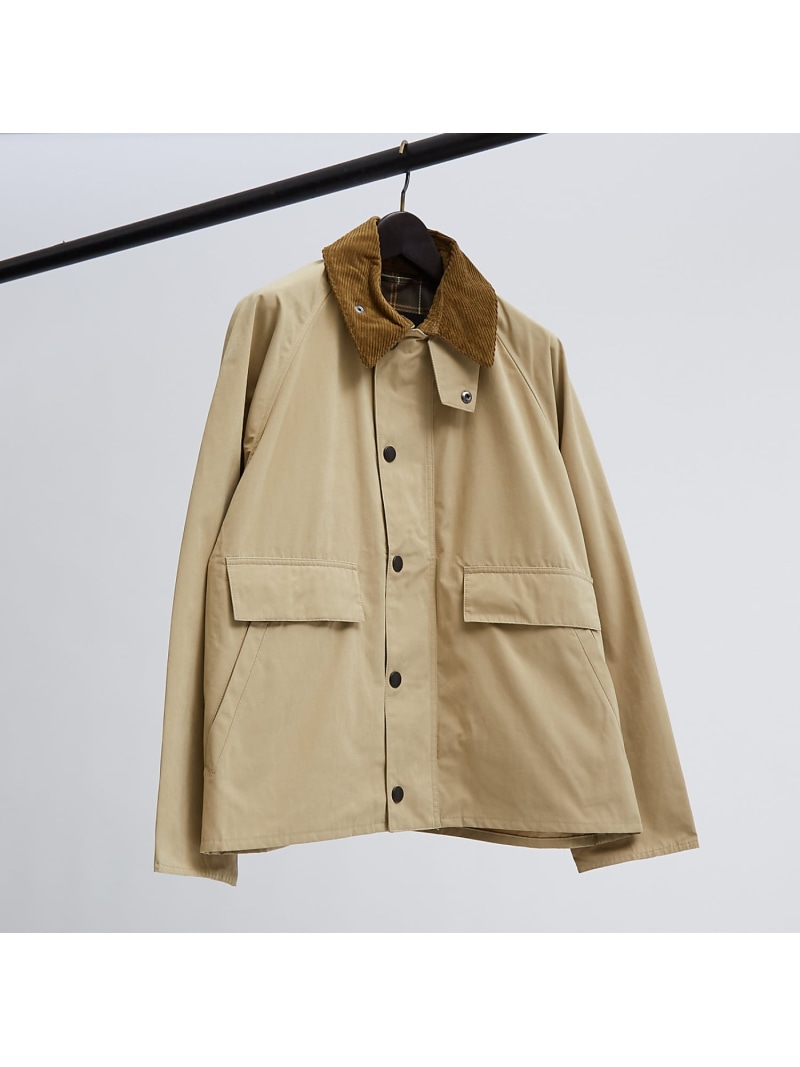 ABAHOUSE LASTWORD 【BARBOUR / バブアー】BORROWDALE ボロウデイル /ショートブ アバハウス ジャケット・アウター ブルゾン・ジャンパー ベージュ ブラック【送料無料】