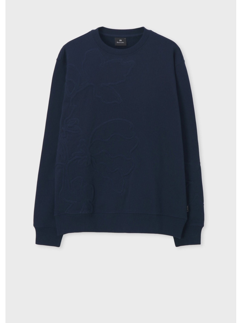 なおなお書き Paul Smith \"Floral Embroidery\"" 汗水 極点・スミス トップス スウェット・トレーナー 米国海軍【貨物輸送無料】"