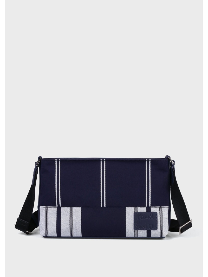 Paul Smith ウーブンストライプ ミニショルダーバッグ ポール・スミス バッグ その他のバッグ ネイビー グリーン ブラック【送料無料】| Fashion Men