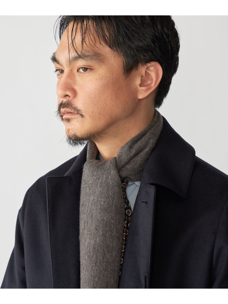 SHIPS MEN SHIPS: カシミヤ ソリッド マフラー シップス ファッション雑貨 マフラー・ストール・ネックウォーマー グレー ネイビー ワインレッド ブラウン【送料無料】