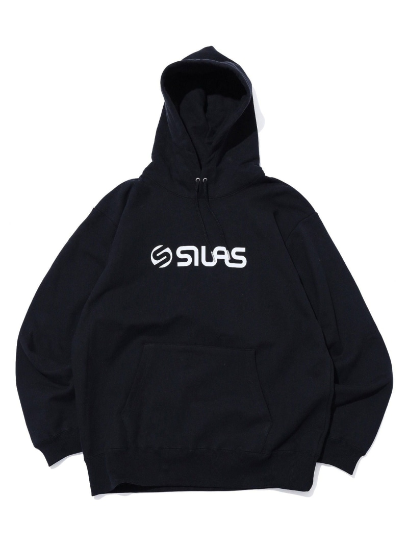 SILAS LOGO SWEAT HOODIE 犀ラス トップス スウェット・トレーナー 赤銅色 緑であること 黒いこと【貨物輸送無料】