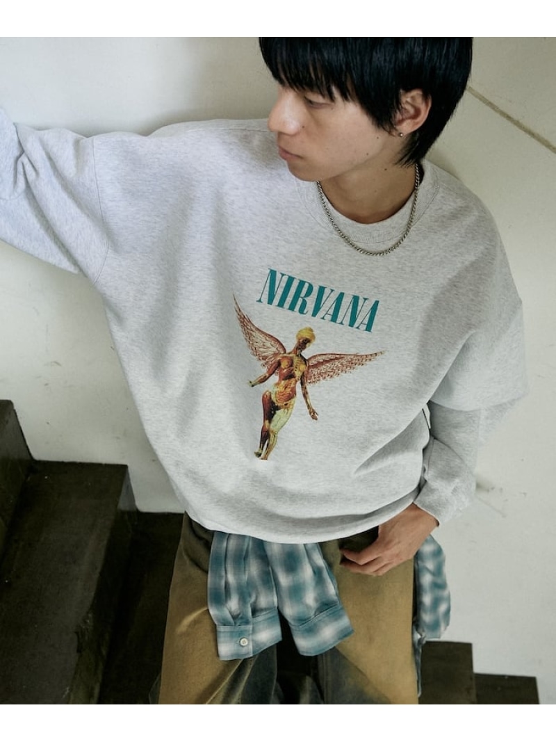 楽天市場】NIRVANA スウェット トレーナー 長袖 メンズ レディース