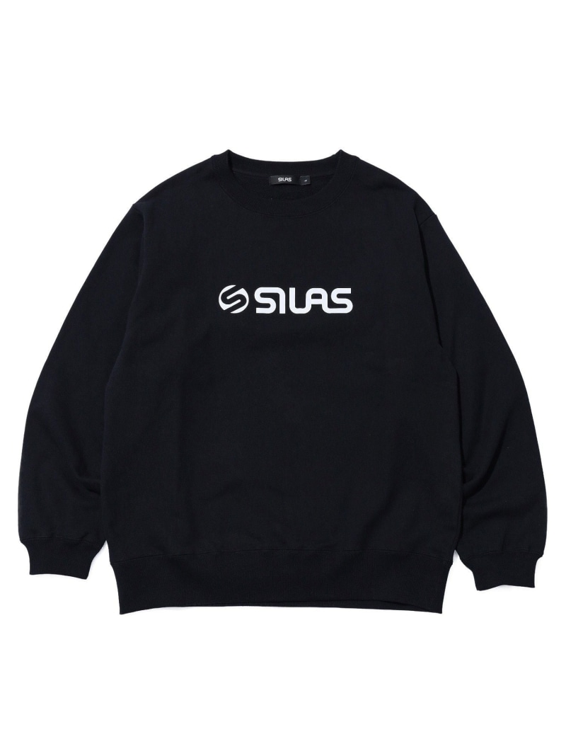 SILAS LOGO SWEATSHIRT サイラス トップス スウェット・トレーナー ブラック グリーン ブラウン【送料無料】
