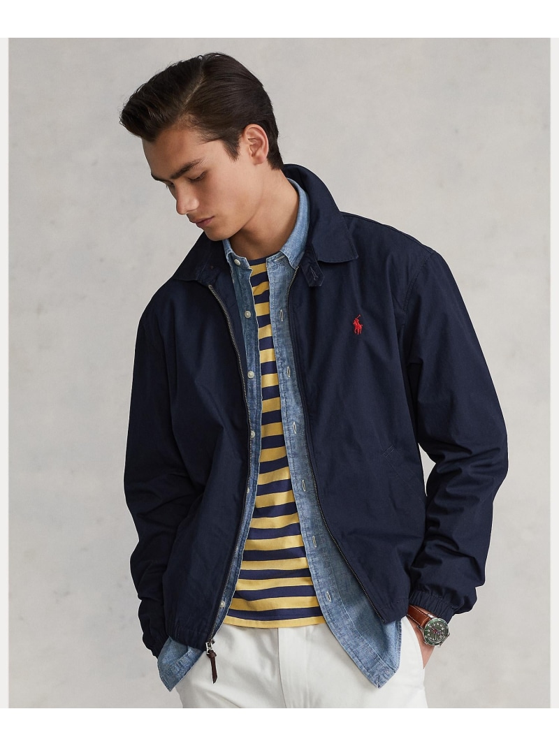 【現行 完売品】ポロ ラルフローレン ストレッチ フーデッド ジャケット 紺 L セール】 ストレッチ フーデッド ジャケット （ナイロンジャケット