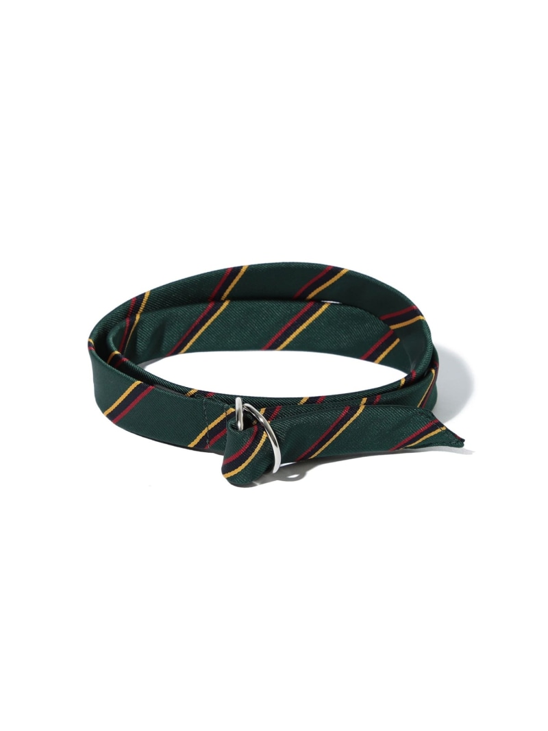 BEAMS PLUS Double Ring Ribbon Belt ビームス メン ファッション雑貨 ベルト グリーン ネイビー【送料無料】