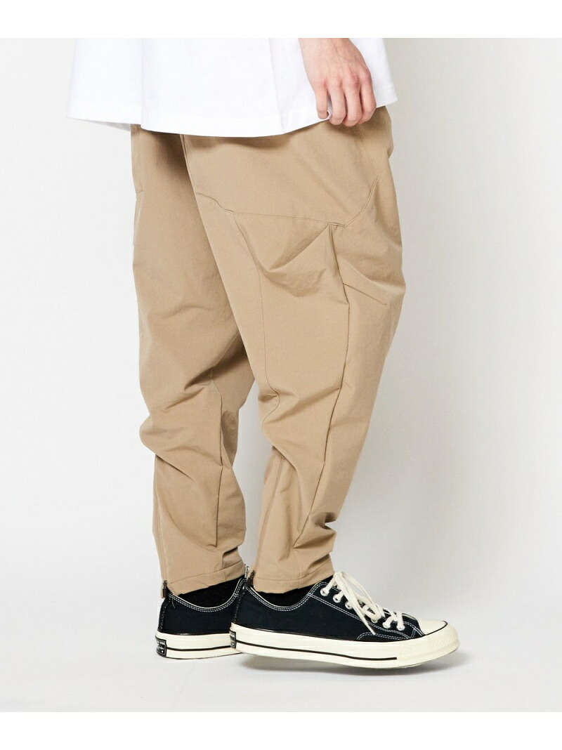 rehacer rehacer:Over Tech Tapered Pants レアセル パンツ カーゴパンツ グレー ベージュ ブラック カーキグリーン【送料無料】