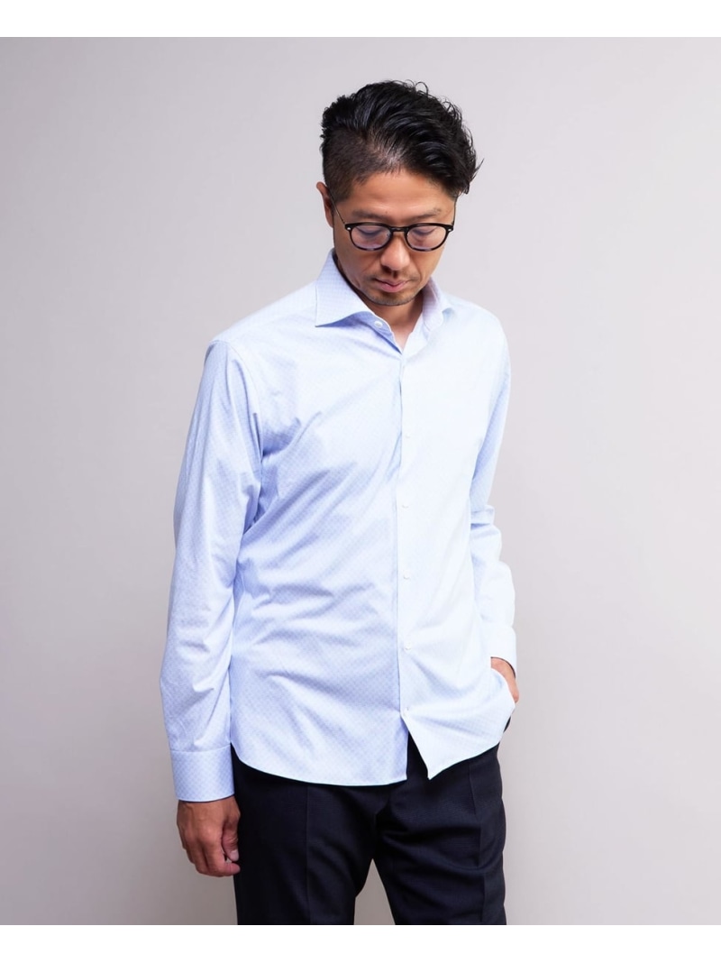 【SALE／50%OFF】MEN\u0027S MELROSE HITOYOSHIダブル名まえ ｜ プレミアムコットンジャージ 広広とした色合いプルオーバー メンズメルローズ トップス プルオーバー・トップ 青色 米国海軍【RBA_E】【貨物輸送無料】
