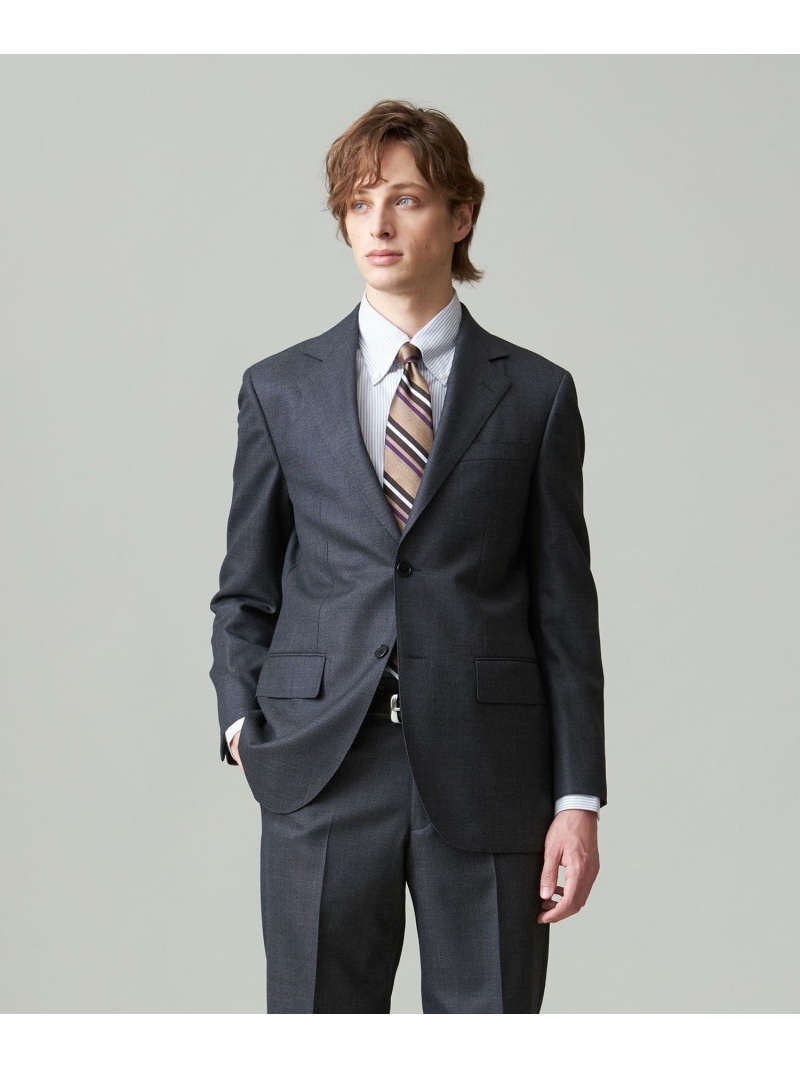 J.PRESS 【JAPAN CRAFT CLOTH】バーズアイ スーツ/総裏 ジェイプレス スーツ・フォーマル セットアップスーツ ネイビー グレー【送料無料】