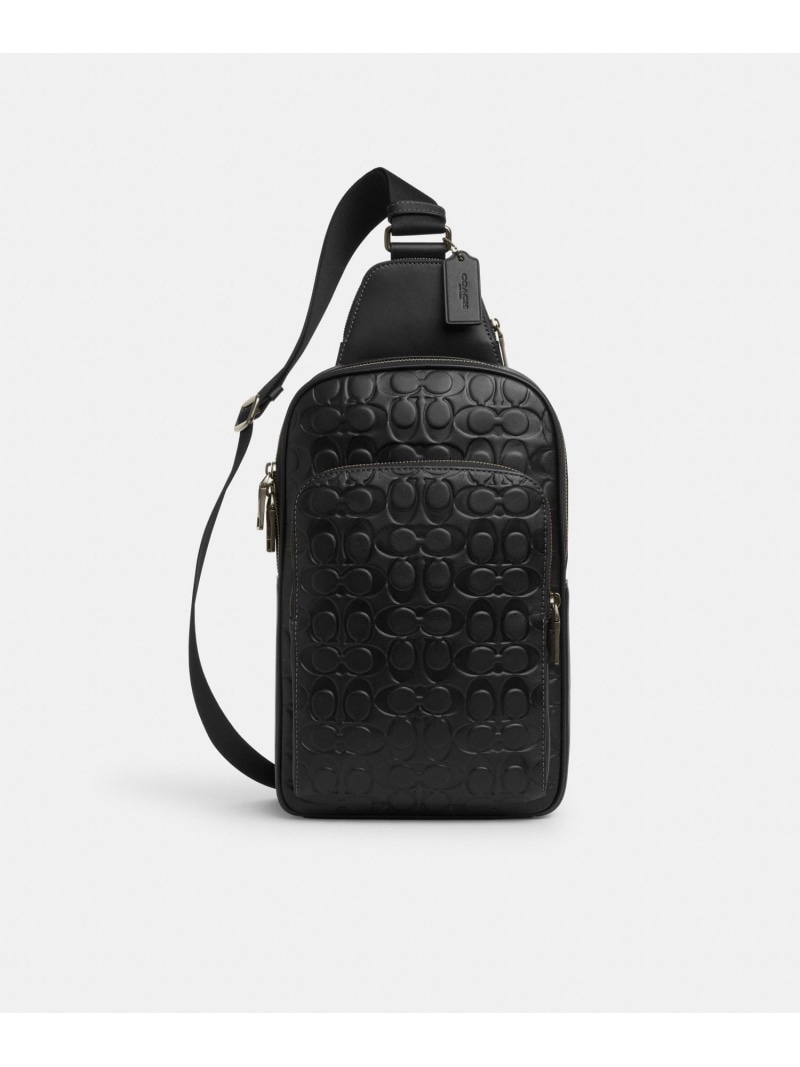COACH　イーサンパック　ブラック COACH コーチ ETHAN PACK イーサン パック ボディ バッグ レザー