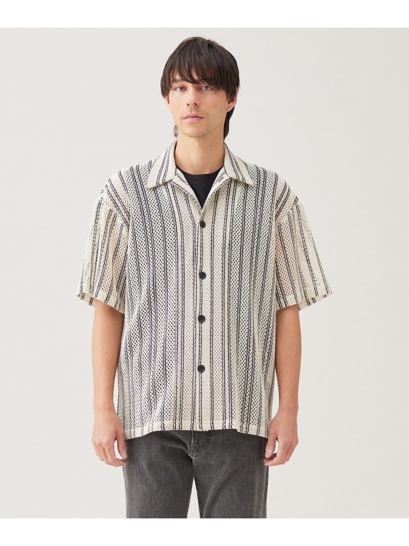 【SALE／30%OFF】UNFILO MENS ラッセルシャツ【ギフトにもおすすめ】 アンフィーロ トップス シャツ・ブラウス ブラック ベージュ【RBA_E】【送料無料】