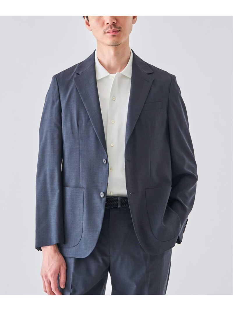 EDIFICE Suncloth Comfy ジャケット エディフィス スーツ・フォーマル セットアップスーツ ネイビー ベージュ グリーン【送料無料】