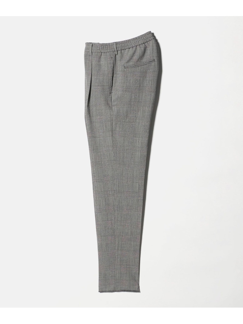 UNITED ARROWS ＜TAGLIATORE＞グレンチェック サッカー イージースラックス ユナイテッドアローズ スーツ・フォーマル セットアップスーツ ブラック【送料無料】