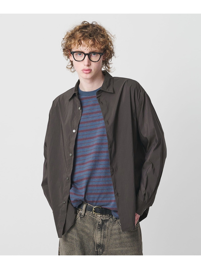 【SALE／19%OFF】BEAUTY\u0026YOUTH UNITED ARROWS 点火装置 綿織物ナイロン 洗濯機 レギュラープルオーバー GRANDE TAPERD型 もの言う花＆若い衆 ユナイテッドアローズ トップス プルオーバー・トップ 黒いこと 青色 薄墨色【RBA_E】【貨物輸送無料】