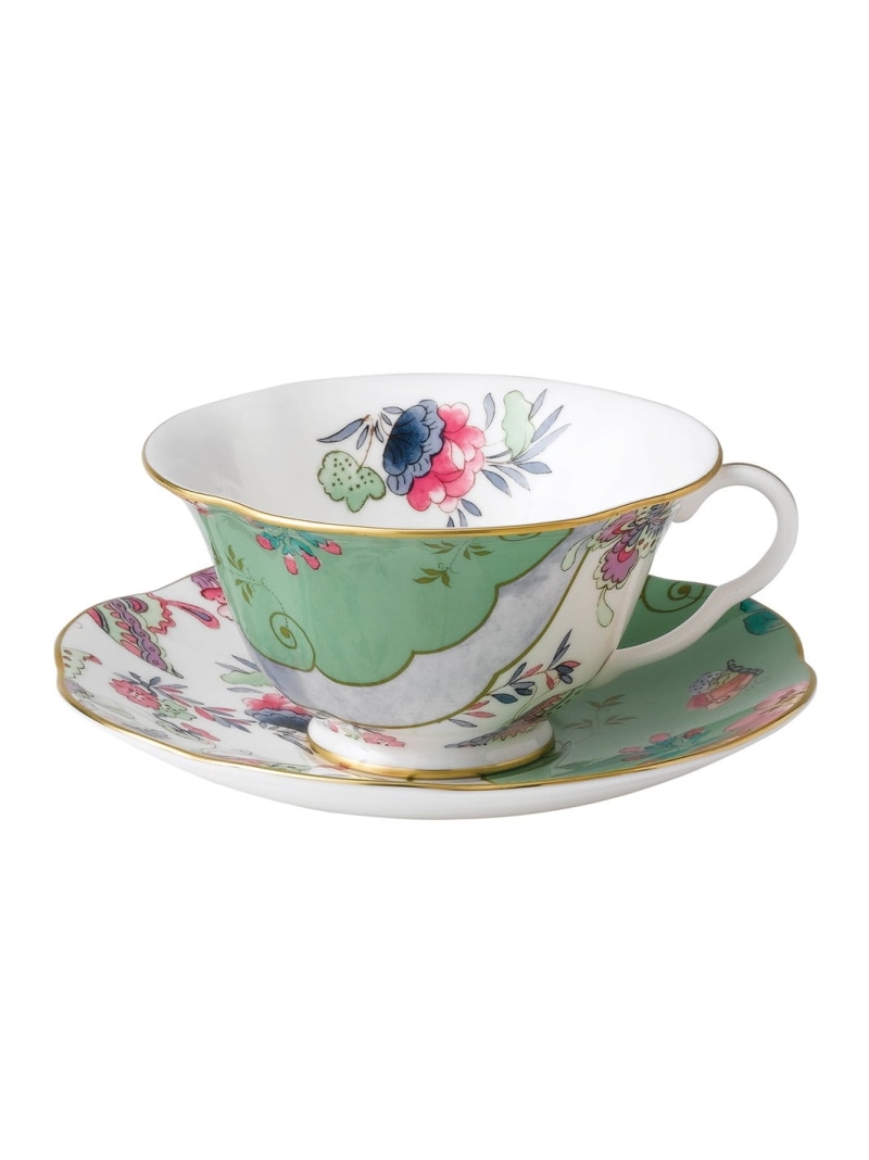 WEDGWOOD [公式] ウェッジウッド バタフライ ブルーム カップ&ソーサー グリーン ウェッジウッド 食器・調理器具・キッチン用品 グラス・マグカップ・タンブラー グリーン【送料無料】｜ Fashion Men