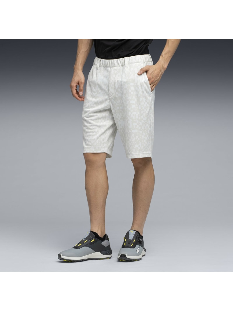 PUMA メンズ ゴルフ PB グラフィック ショーツ GRAPHIC SHORTS プーマ パンツ その他のパンツ ホワイト【送料無料】
