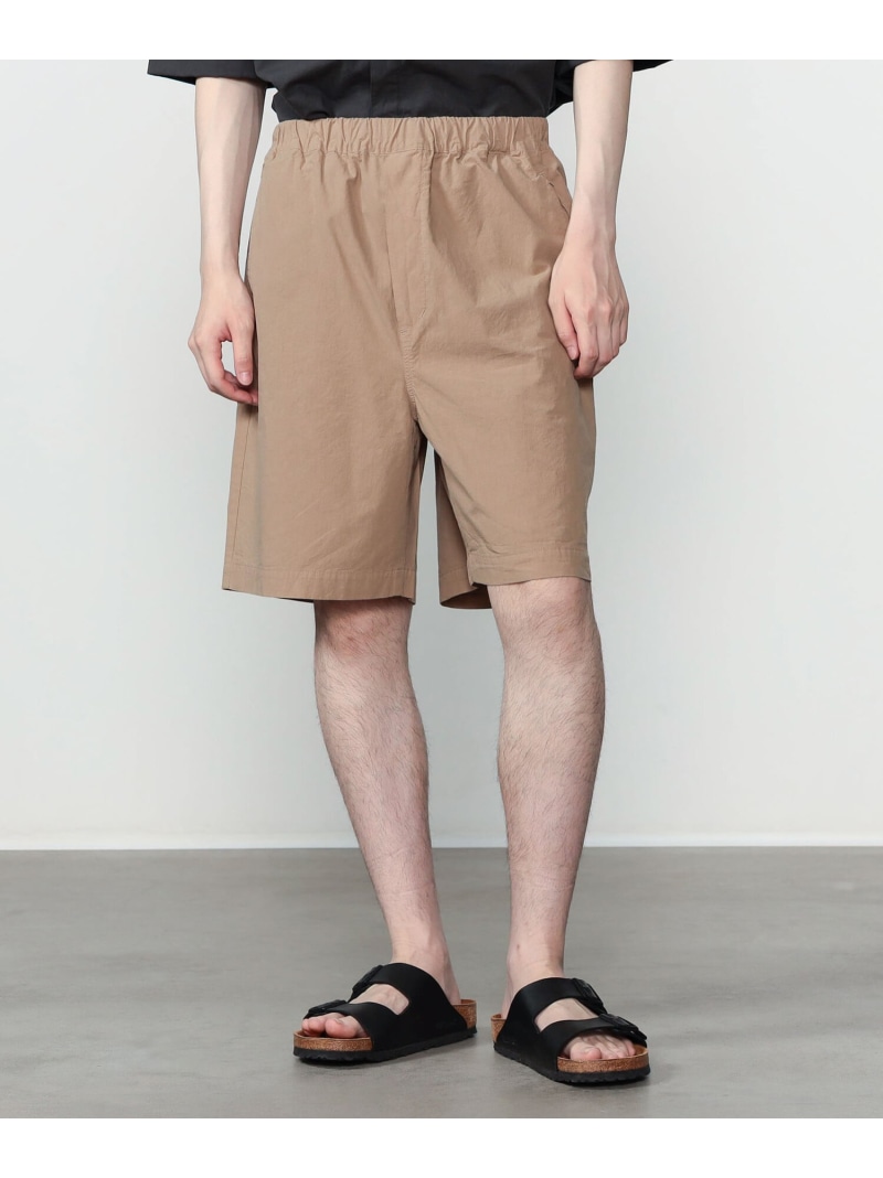【SALE／20%OFF】Bshop ORCIVAL ｜ ガーメントダイ イージーショートパンツ MEN 主教 ズボン下 余分の物のズボン下 黒いこと 青碧 ベージュ【RBA_E】【貨物輸送無料】