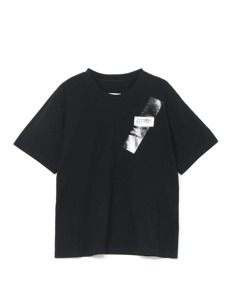 【MM6 MAISON MARGIELA】ロゴパッチ クルーネック Tシャツ 黒 楽天市場】エムエム 6 メゾンマルジェラ MM6 Maison Margiela
