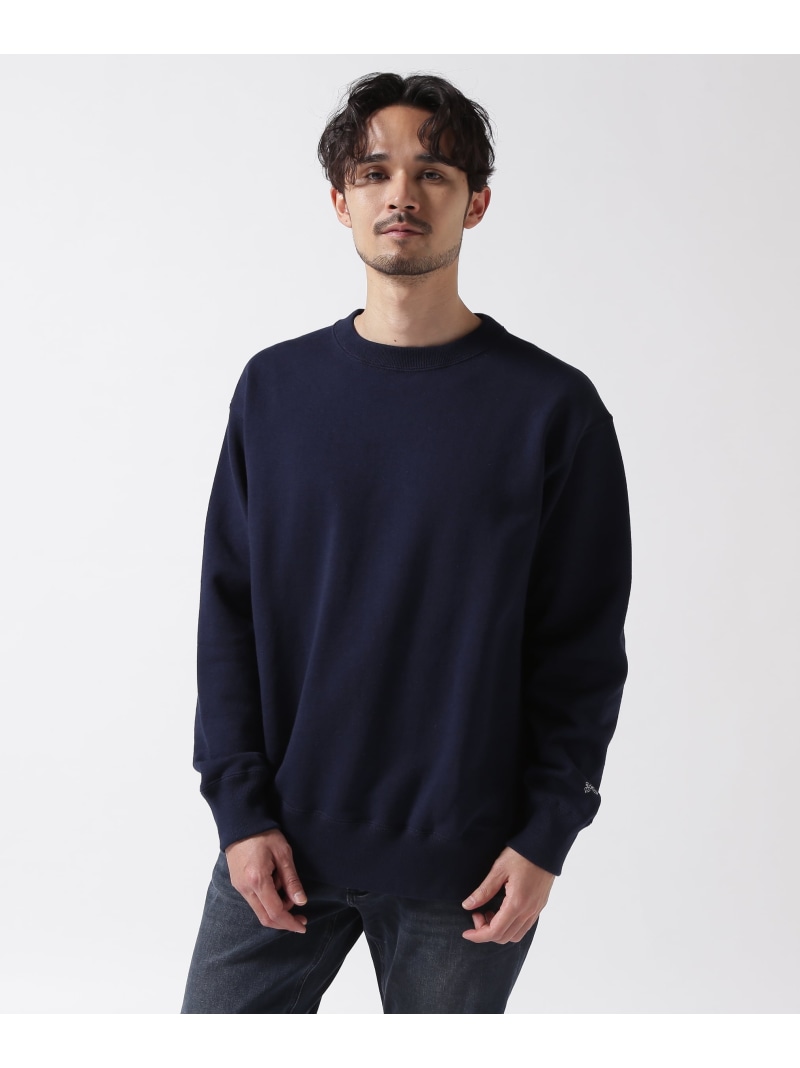ROYAL FLASH DENHAM/デンハム/PRM LOOP SWEAT ロイヤルフラッシュ トップス スウェット・トレーナー ネイビー グレー【送料無料】| Fashion Men