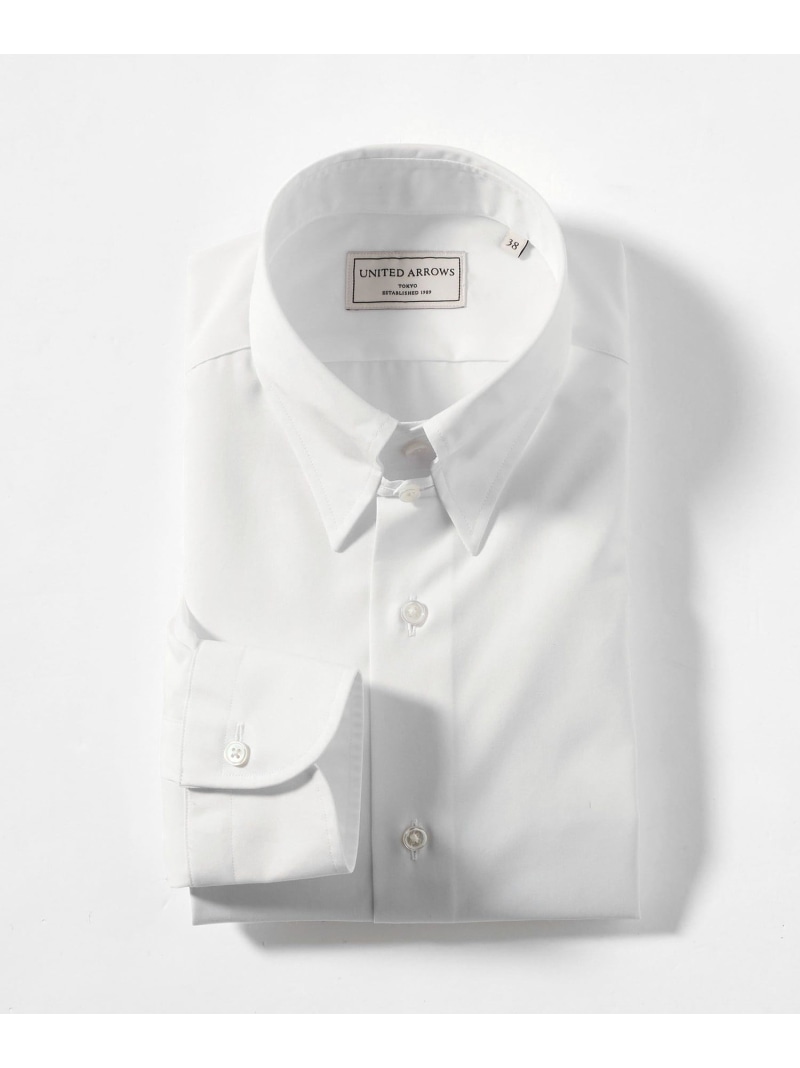 UNITED ARROWS イージーケア AG ブロード タブカラーシャツ -抗菌防臭- ユナイテッドアローズ トップス シャツ・ブラウス ホワイト【送料無料】
