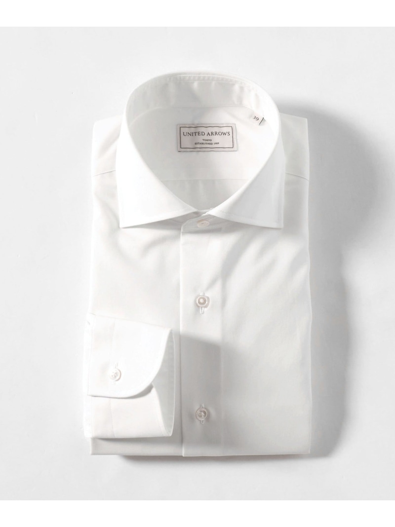 UNITED ARROWS イージーケア AG ブロード ワイドカラーシャツ -抗菌防臭- ユナイテッドアローズ トップス シャツ・ブラウス ホワイト【送料無料】