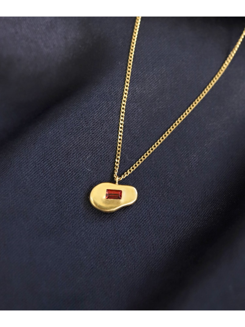 TEN. フロートネックレス GD(ガーネット) テン アクセサリー・腕時計 ネックレス ゴールド【送料無料】｜ Fashion Men