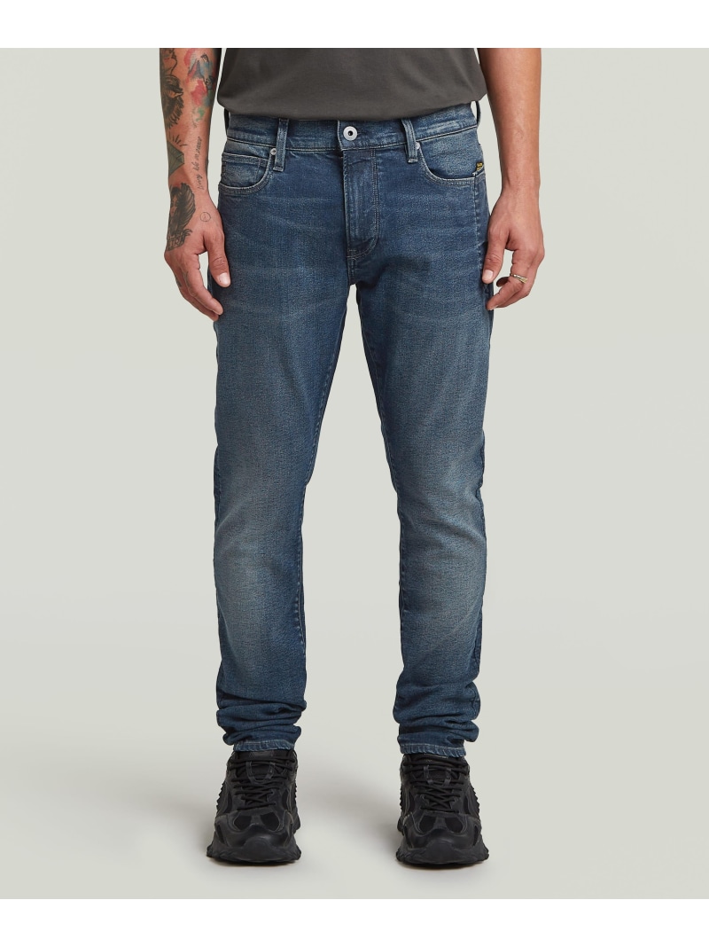 【SALE／40%OFF】G-Star RAW 【堅苦しさ販売店】LANCET SKINNY JEANS/ヴィンテージライクストレッチスキニージーンズ ジースターロゥ ズボン下 デニム・ジーンズズボン下 青み【RBA_E】【貨物輸送無料】